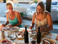 Vakantie Italie 2014 - Le Marche  Eten bij La Casetta : Agriturismo, Italië, La Casetta, Marche